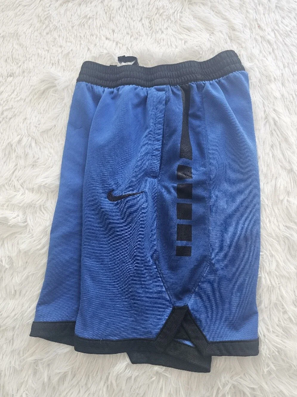 Youth Large Blue And Black Nike Shorts